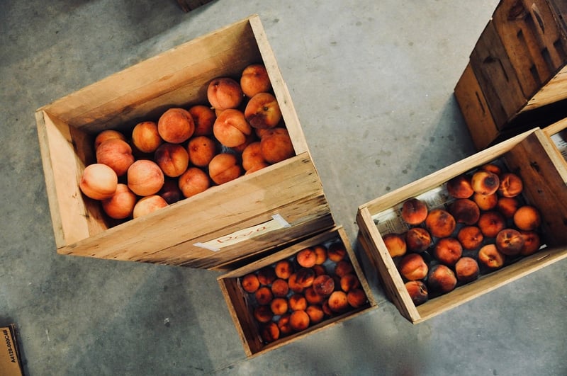 Wooden Crate Shelves